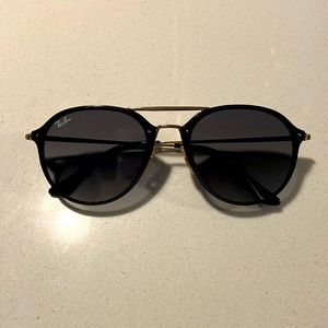 Ray Ban Rimless Aviator Womens Sunglasses